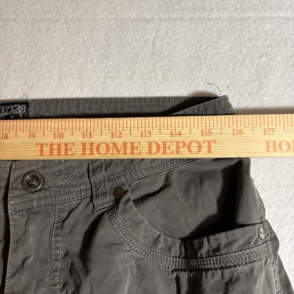 Kuhl Pants Mens 32 Gray Outdoor Hiking‎ Vented Crotch Knee Durable Workwear - Picture 5 of 9